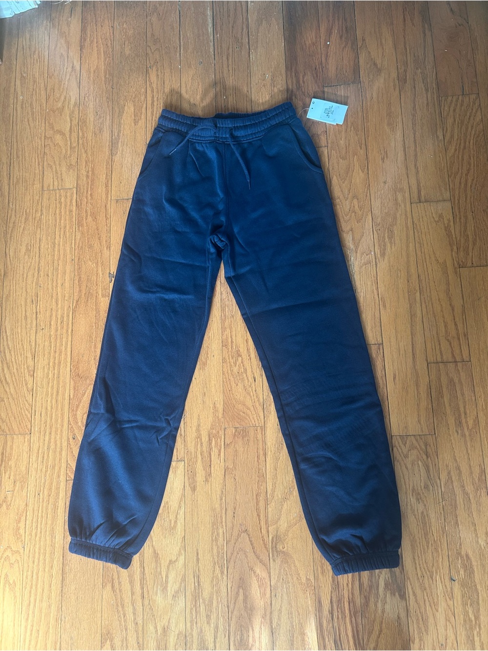 NWT Girls Navy Fleece Jogger size 11/12 yrs